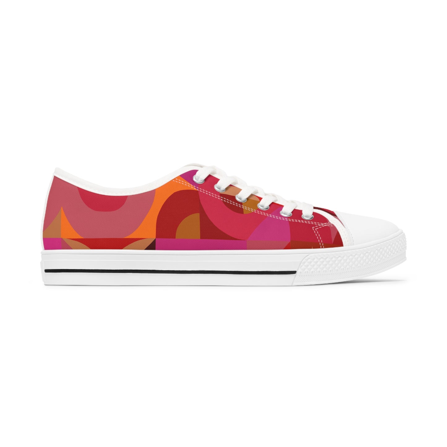 Zapatillas bajas de mujer (rojas)