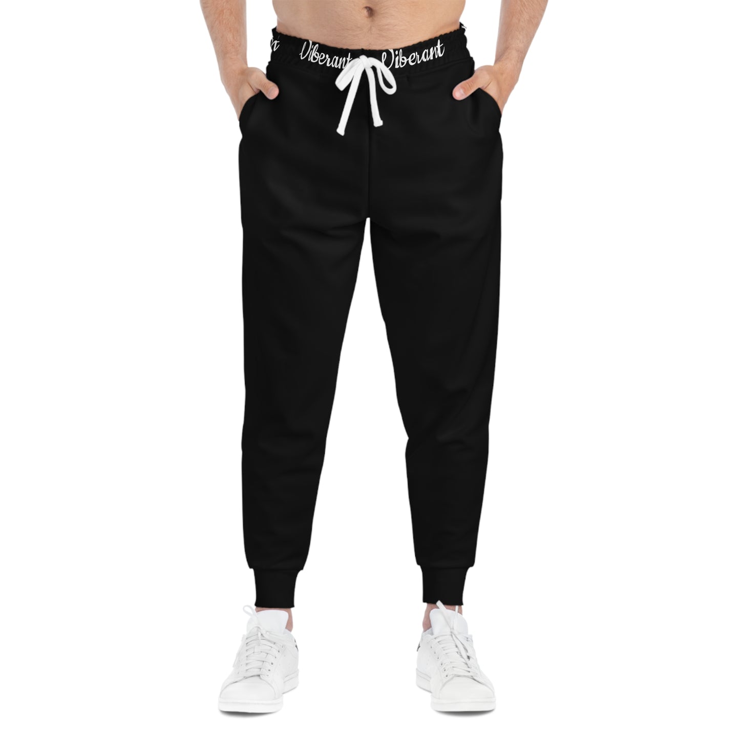 Unisex Athletic Joggers Pants ( Black)