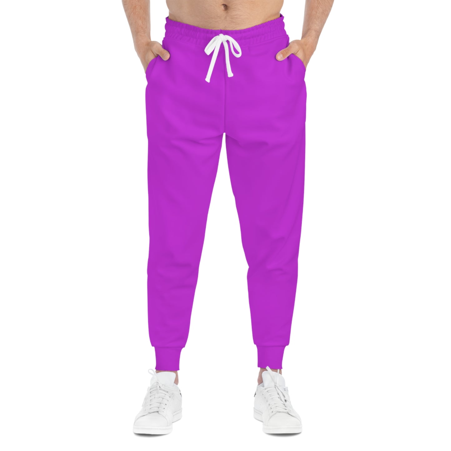 Unisex Athletic Joggers Pants (Purple)