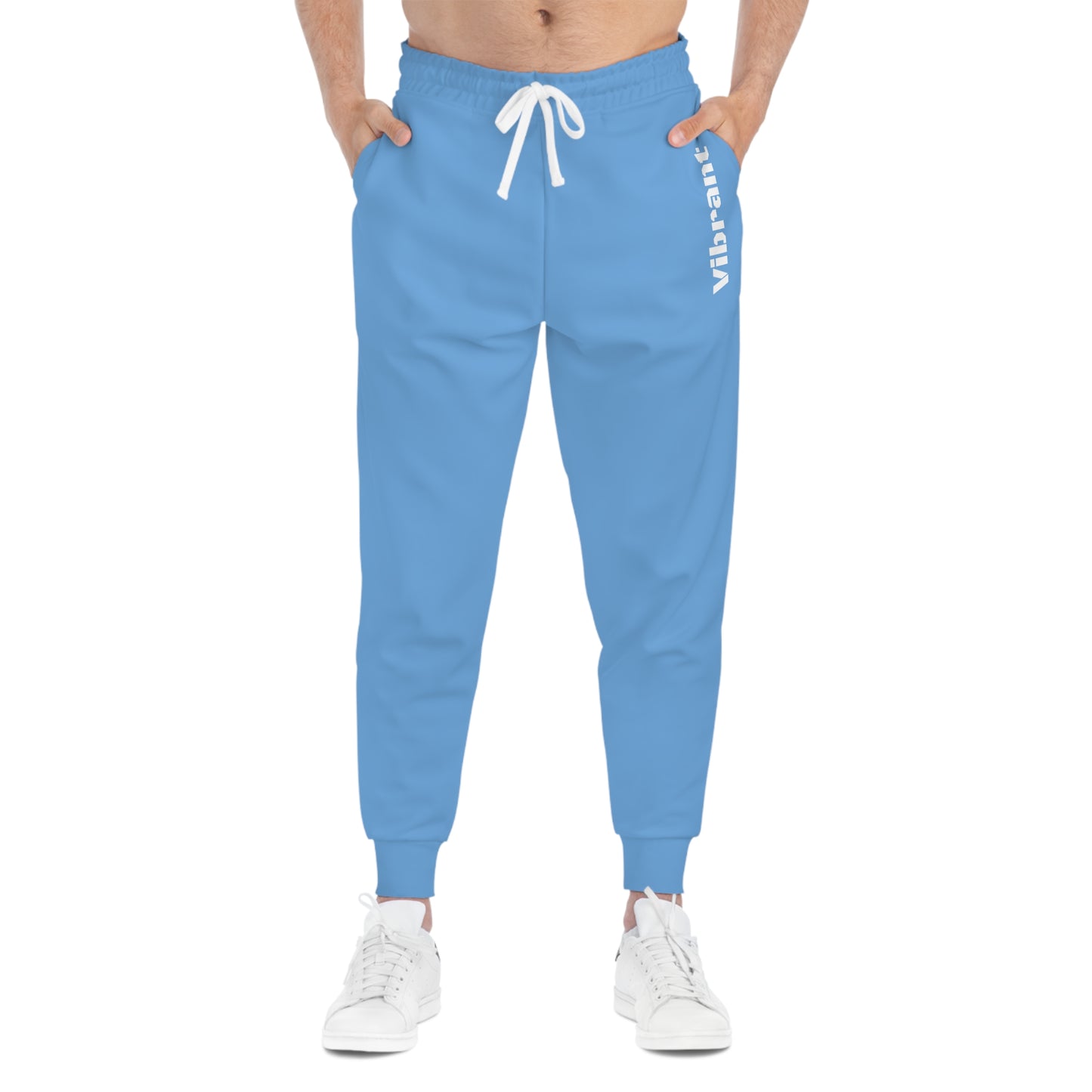 Unisex Athletic Joggers Pants (Blue)