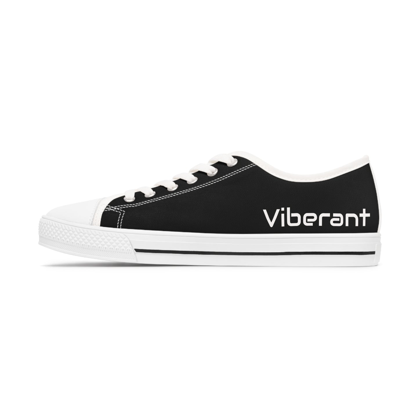 Unisex Low Top Sneakers - Black