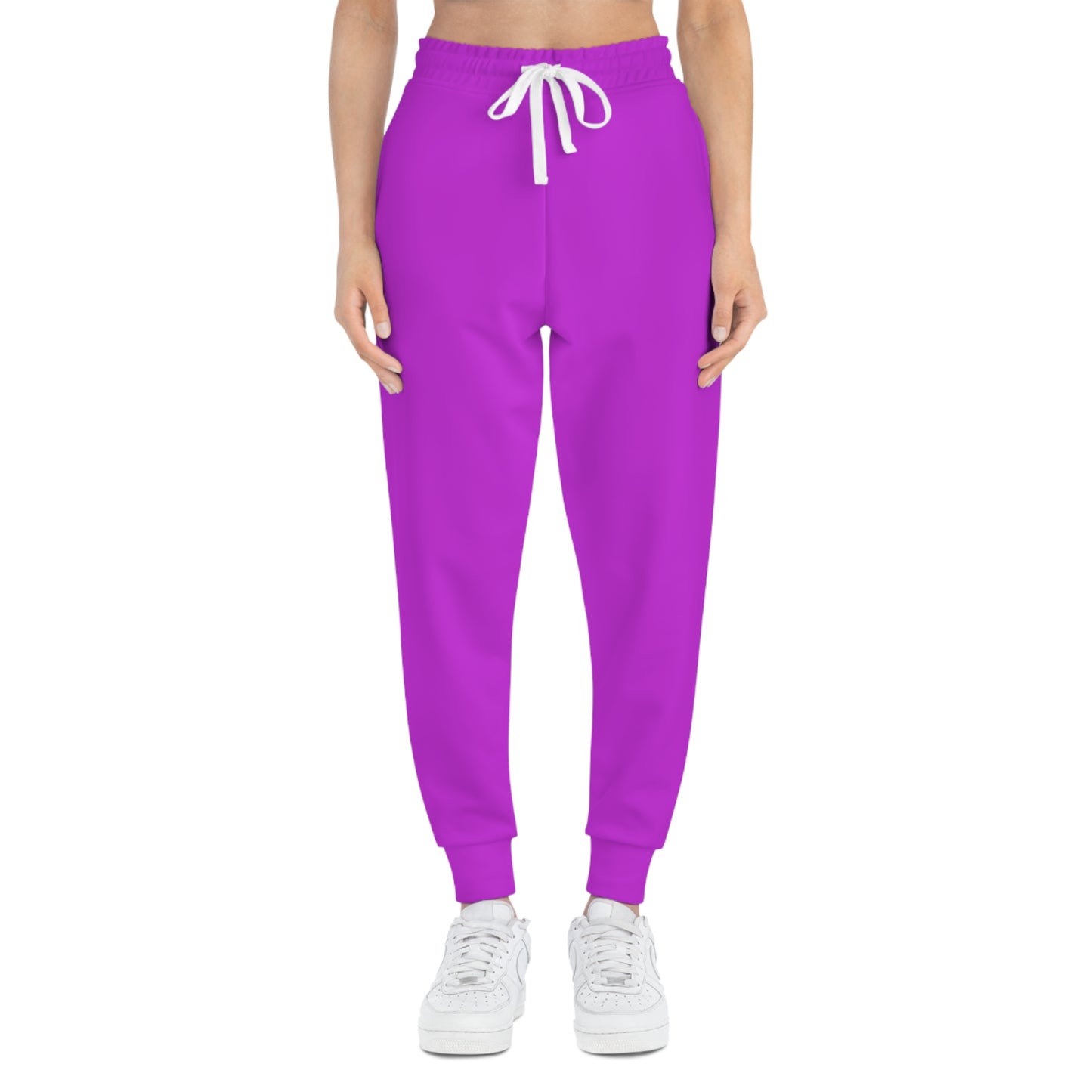 Unisex Athletic Joggers Pants (Purple)