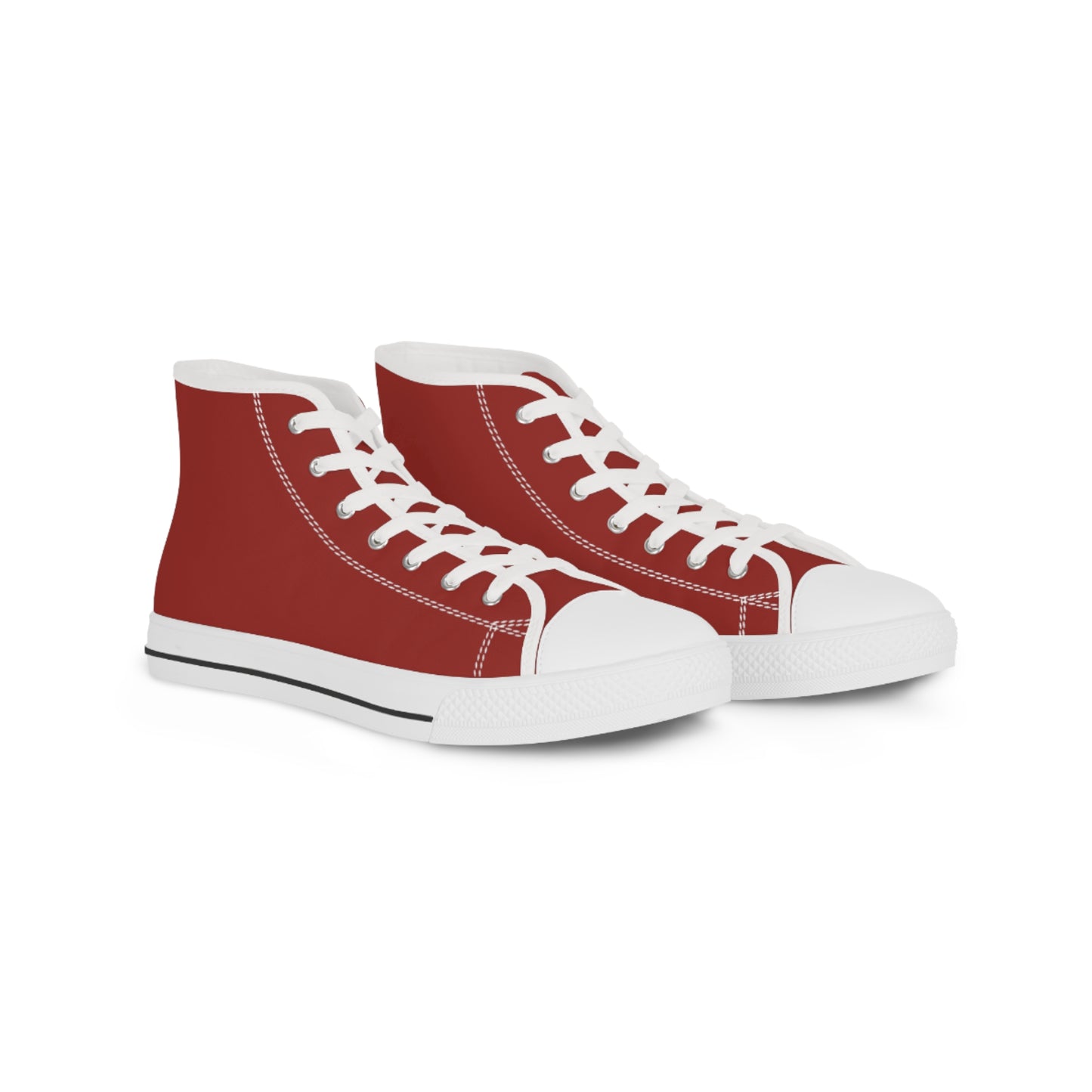 Zapatillas altas (rojo oscuro) talla de hombre