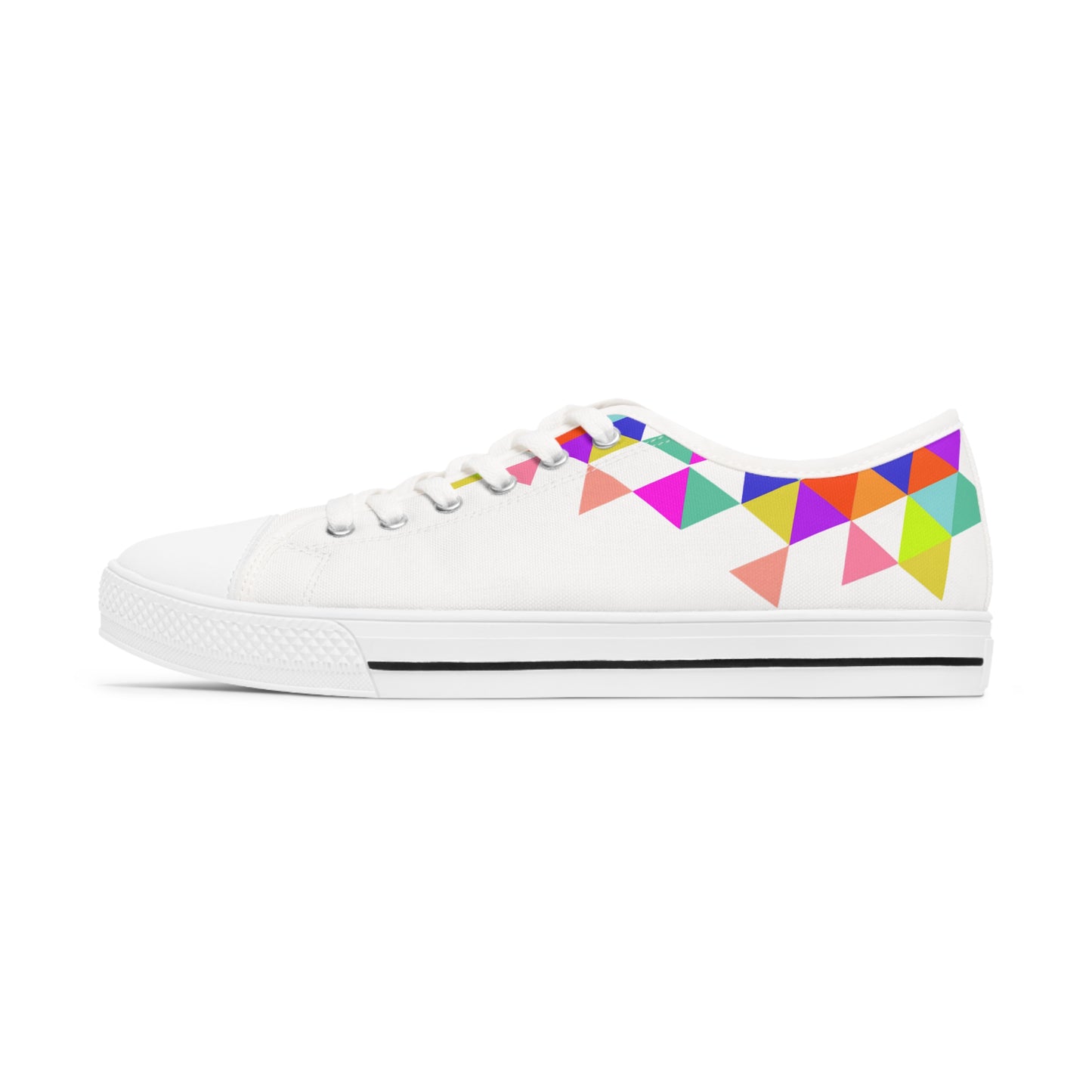 Women's Low Top Sneakers - Geometric