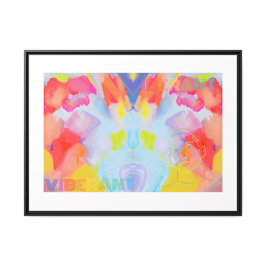 Reborn - Digital Art on Canvas - Black Frame