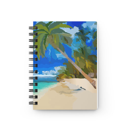 Spiral Notebook with Digital Art - gift