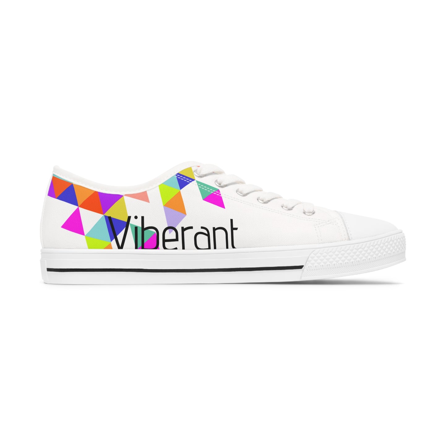 Women's Low Top Sneakers - Geometric