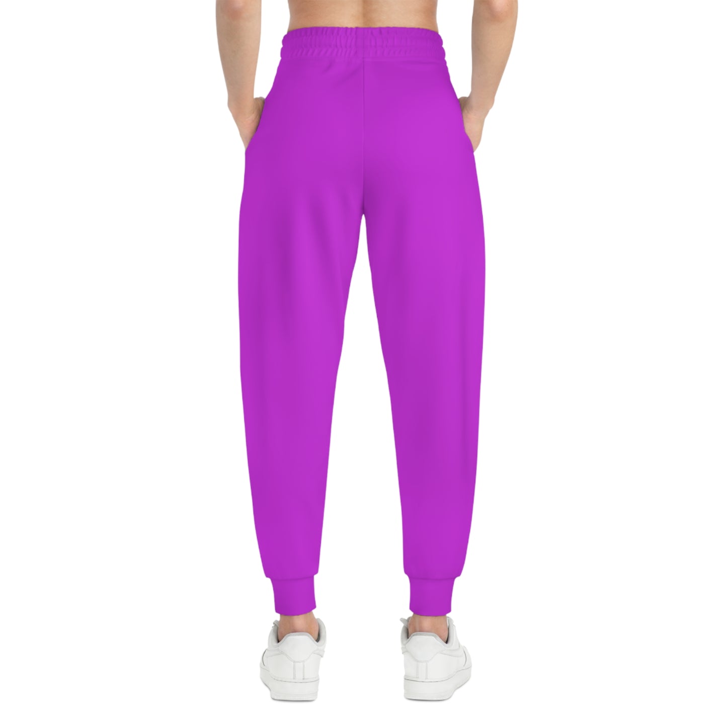 Unisex Athletic Joggers Pants (Purple)