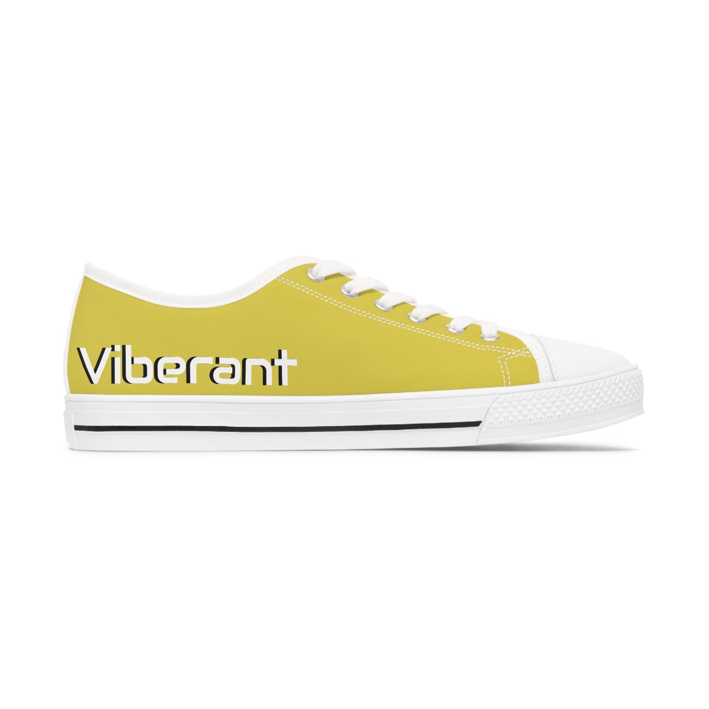 Women's Low Top Sneakers - Mustard yellow