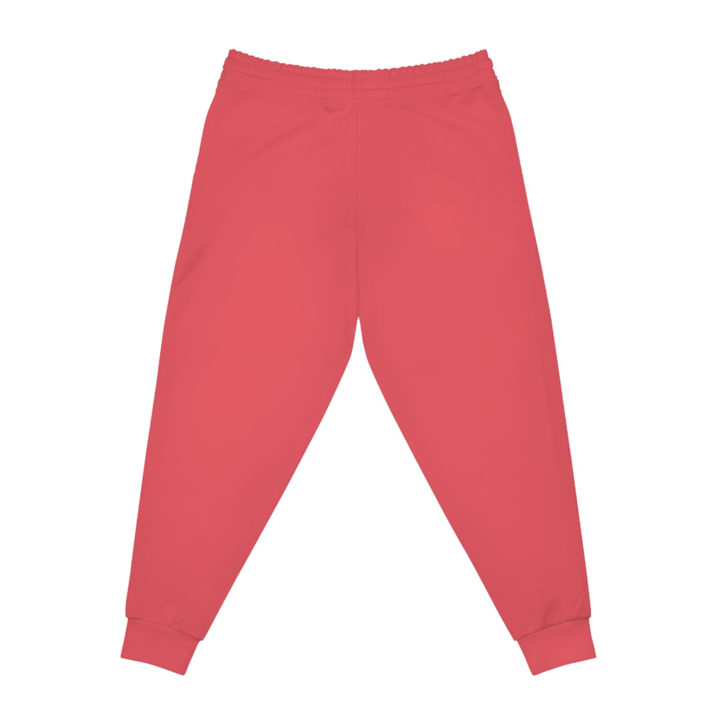 Unisex Athletic Joggers Pants (Coral)