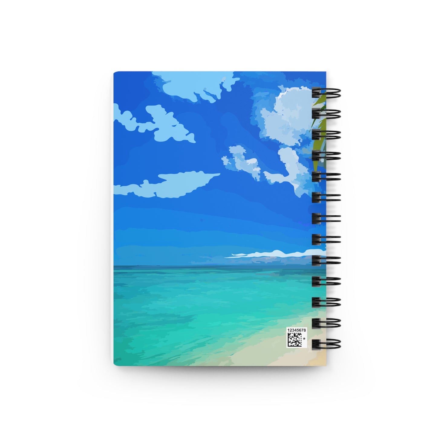 Spiral Notebook with Digital Art - gift