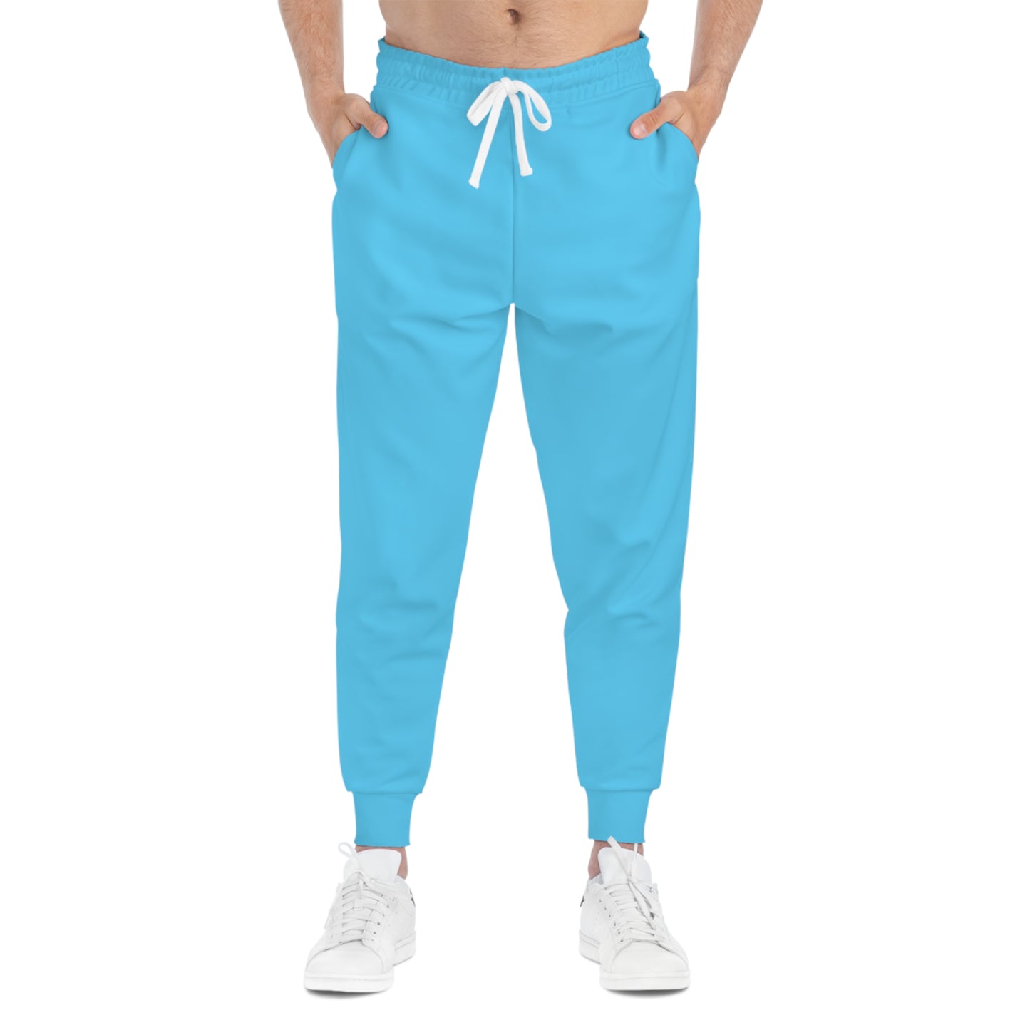 Unisex Athletic Joggers Pants (Blue)