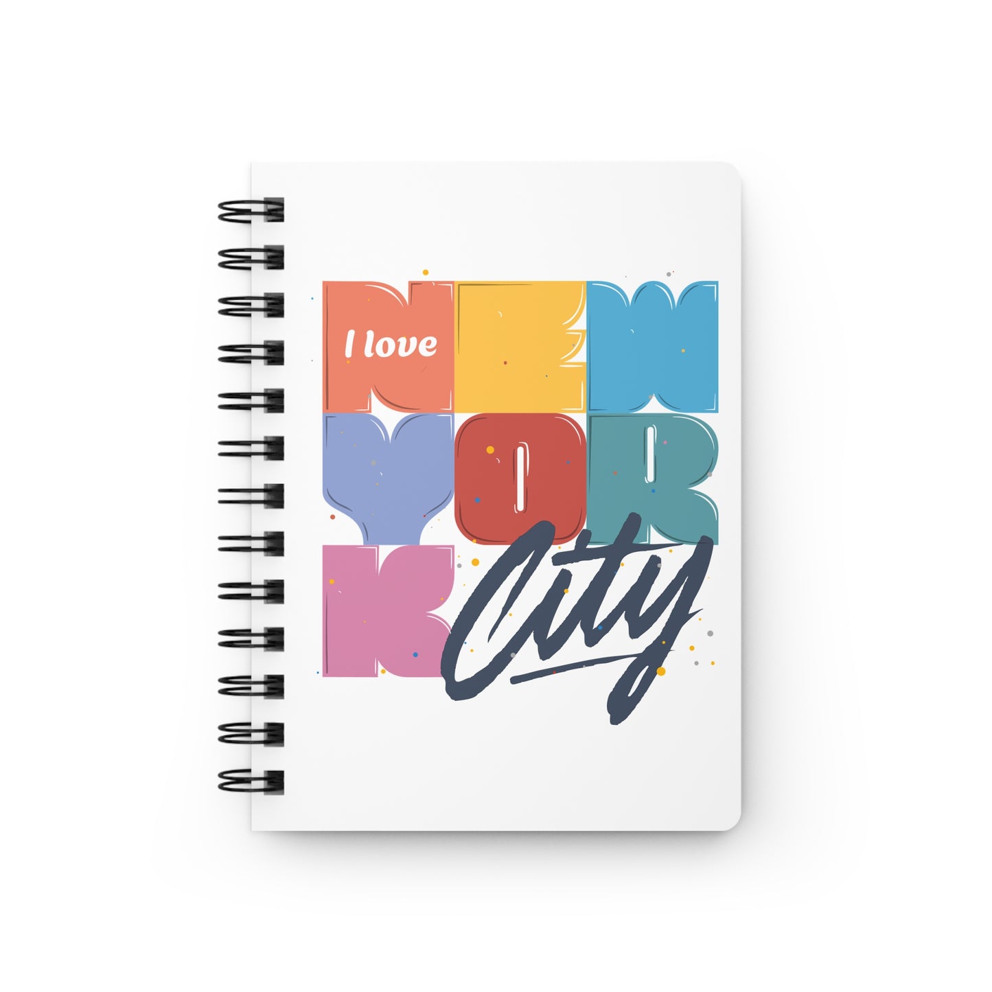 Copy of Spiral Notebook with Digital Art - gift