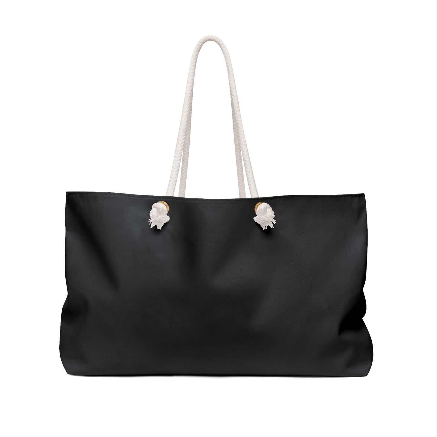 Oversized Beach Tote Bag (Black)