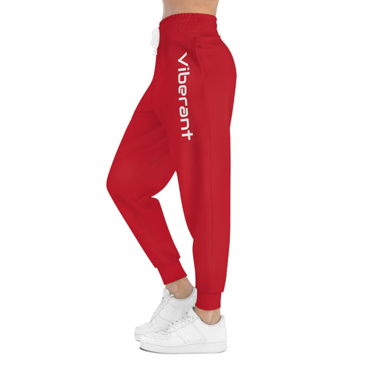 Joggers atléticos unisex (rojo) 