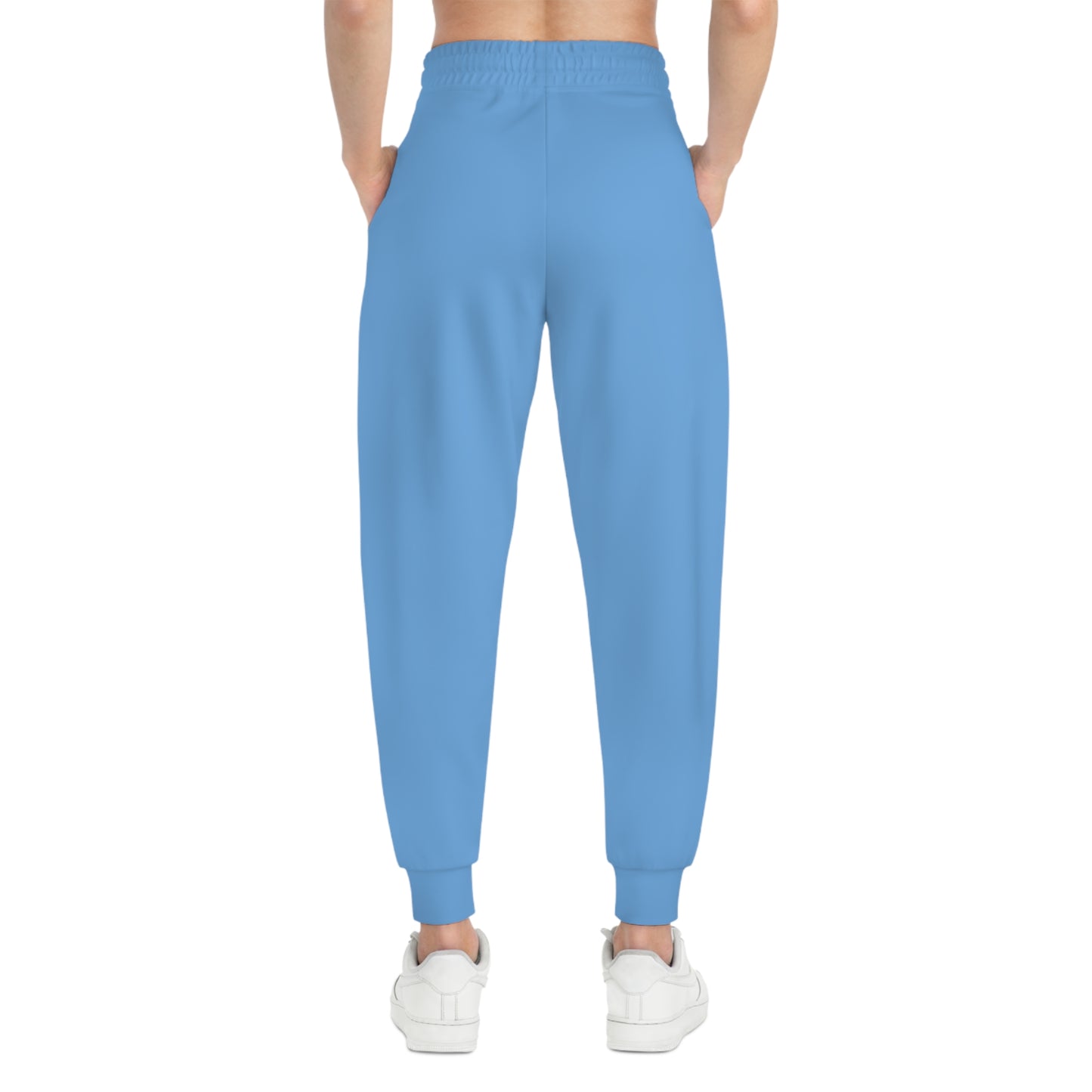 Unisex Athletic Joggers Pants (Blue)