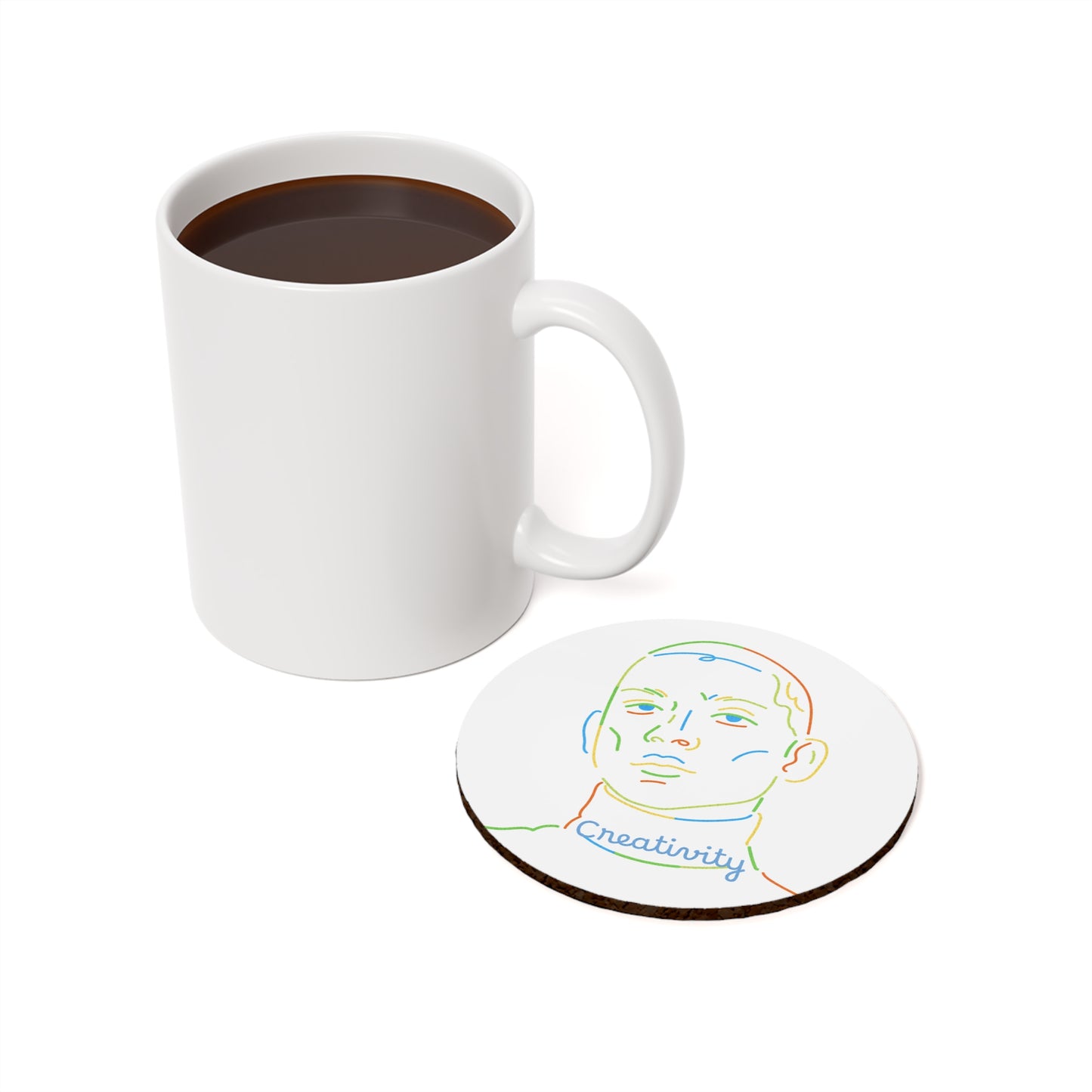 Digital Painting Coaster Gift