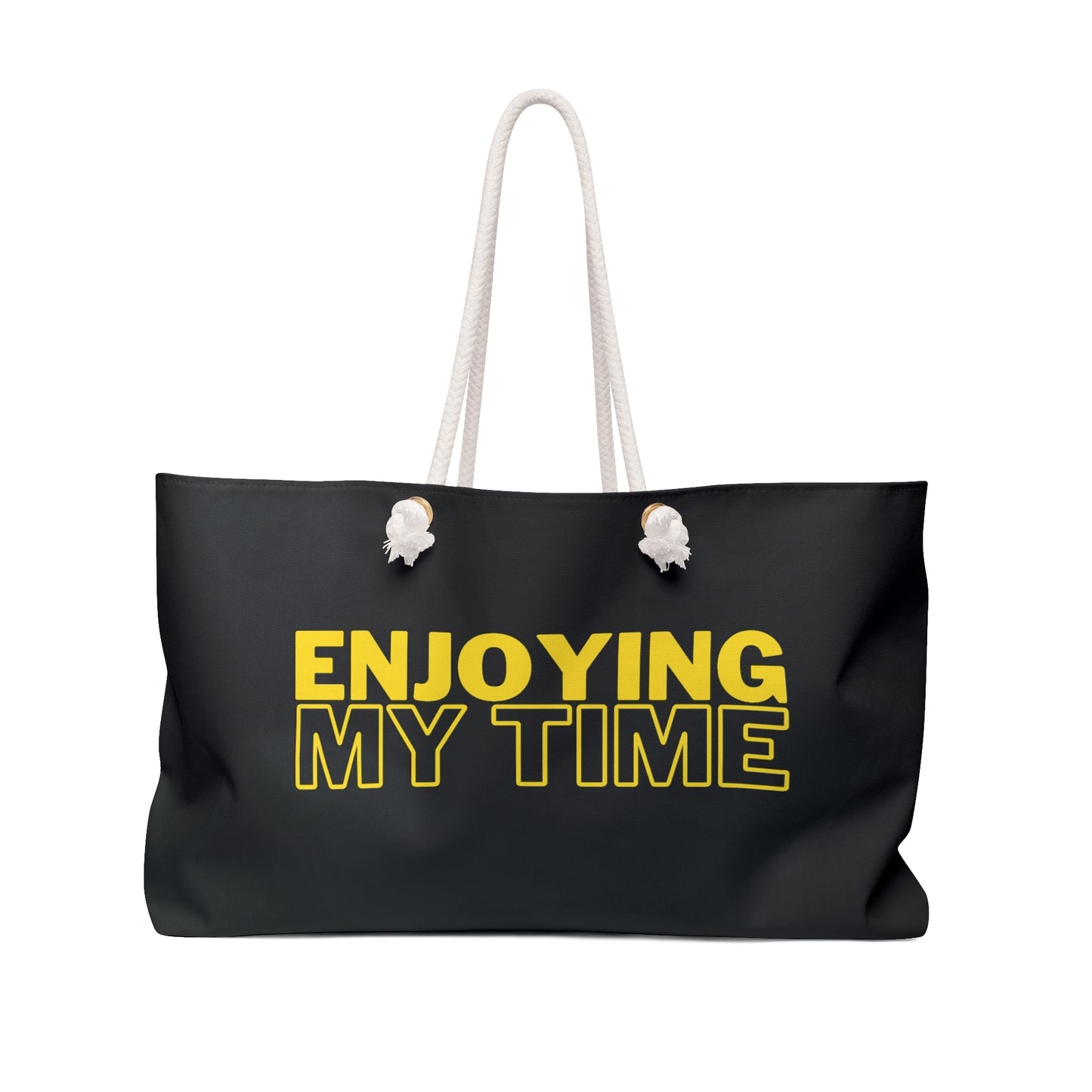 Oversized Beach Tote Bag (Black)