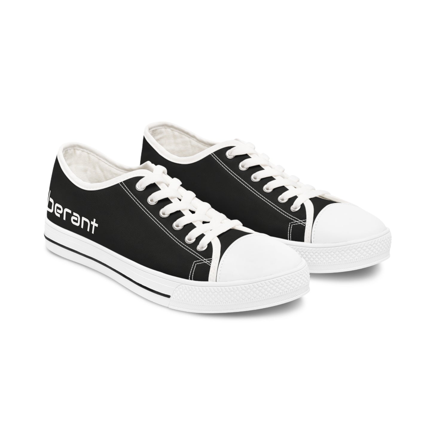 Unisex Low Top Sneakers - Black