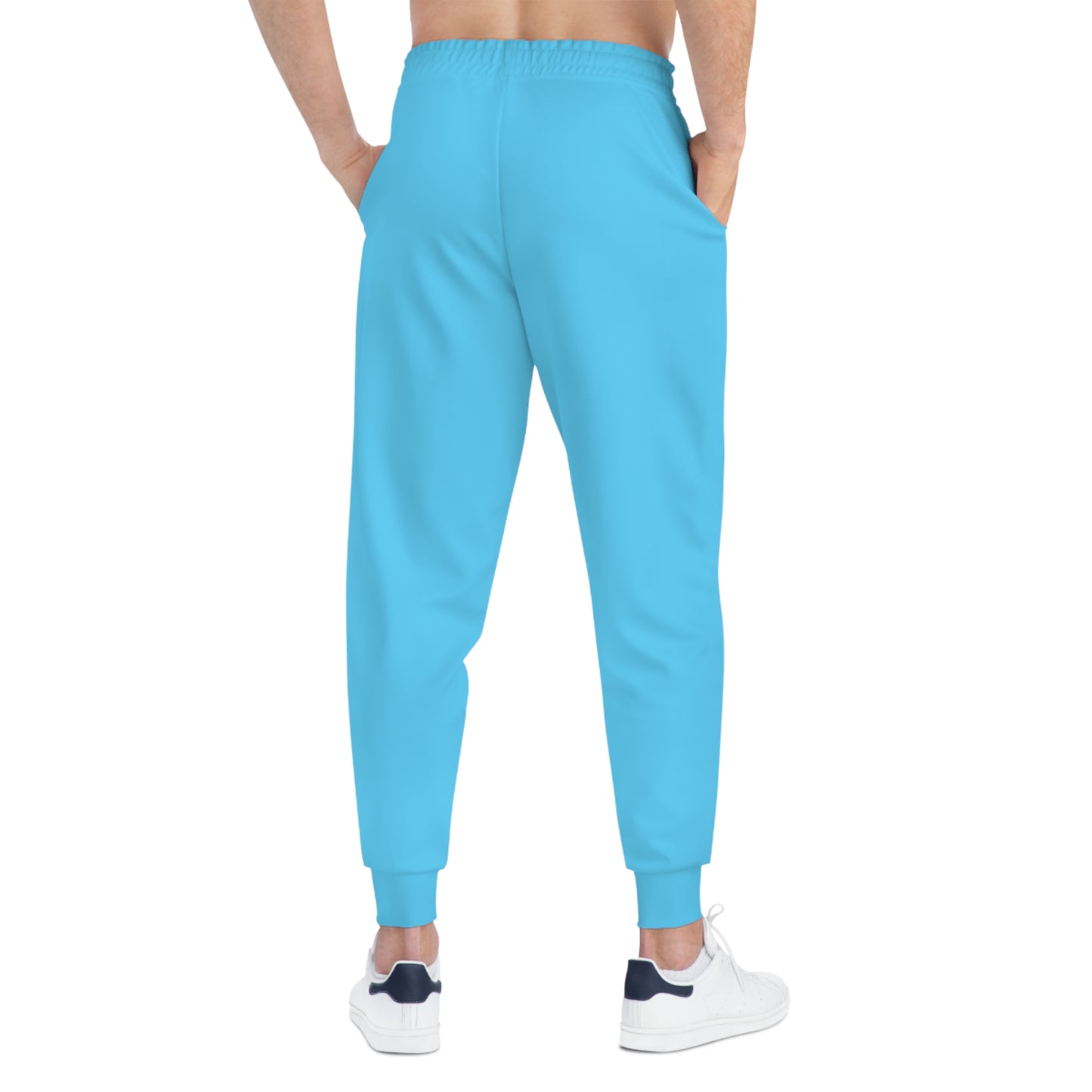 Unisex Athletic Joggers Pants (Blue)