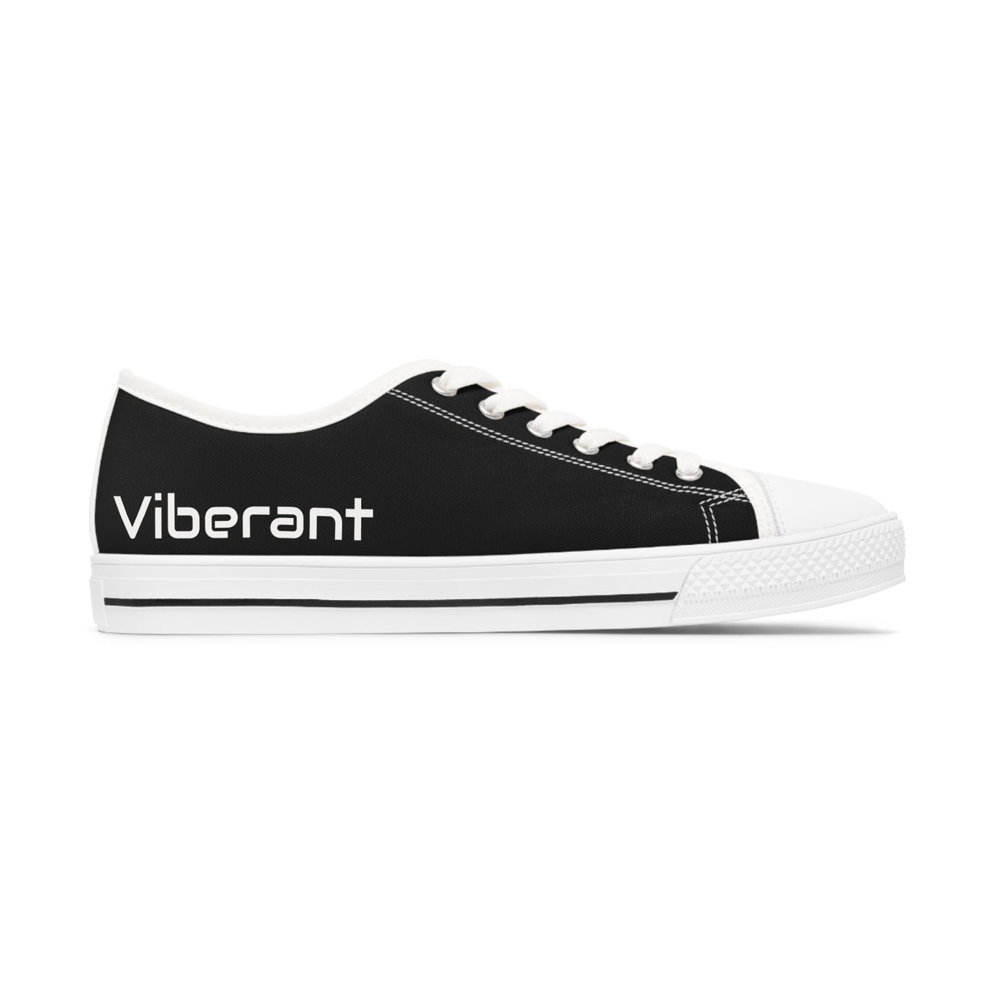 Unisex Low Top Sneakers - Black