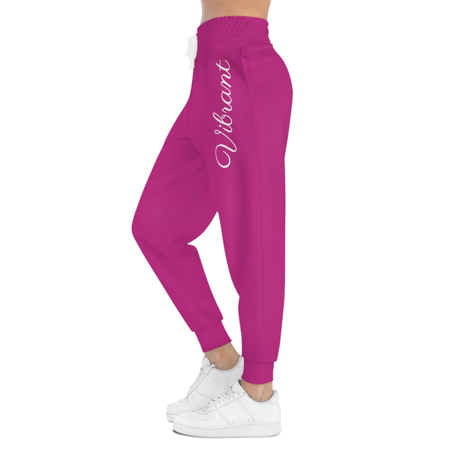 Unisex Athletic Joggers Pants (Pink)