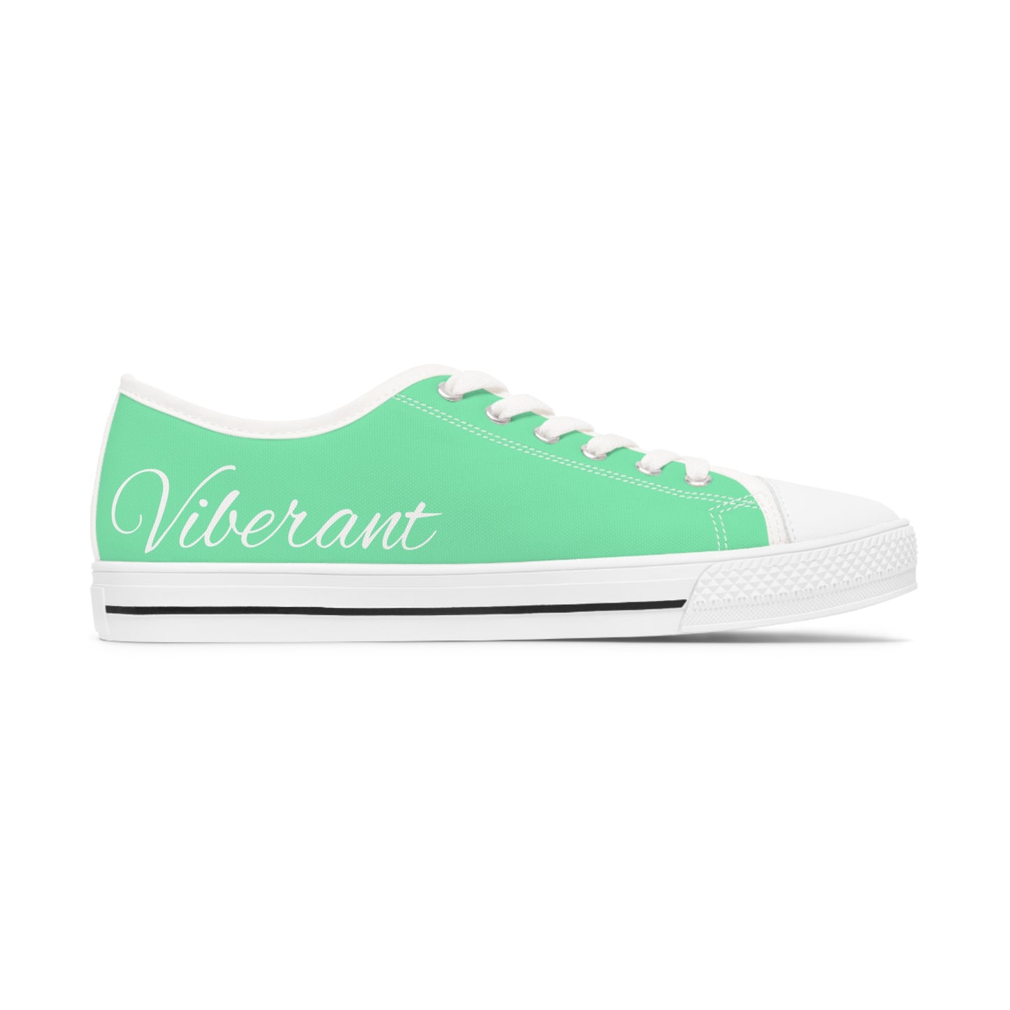 Women's Low Top Sneakers - pastel green