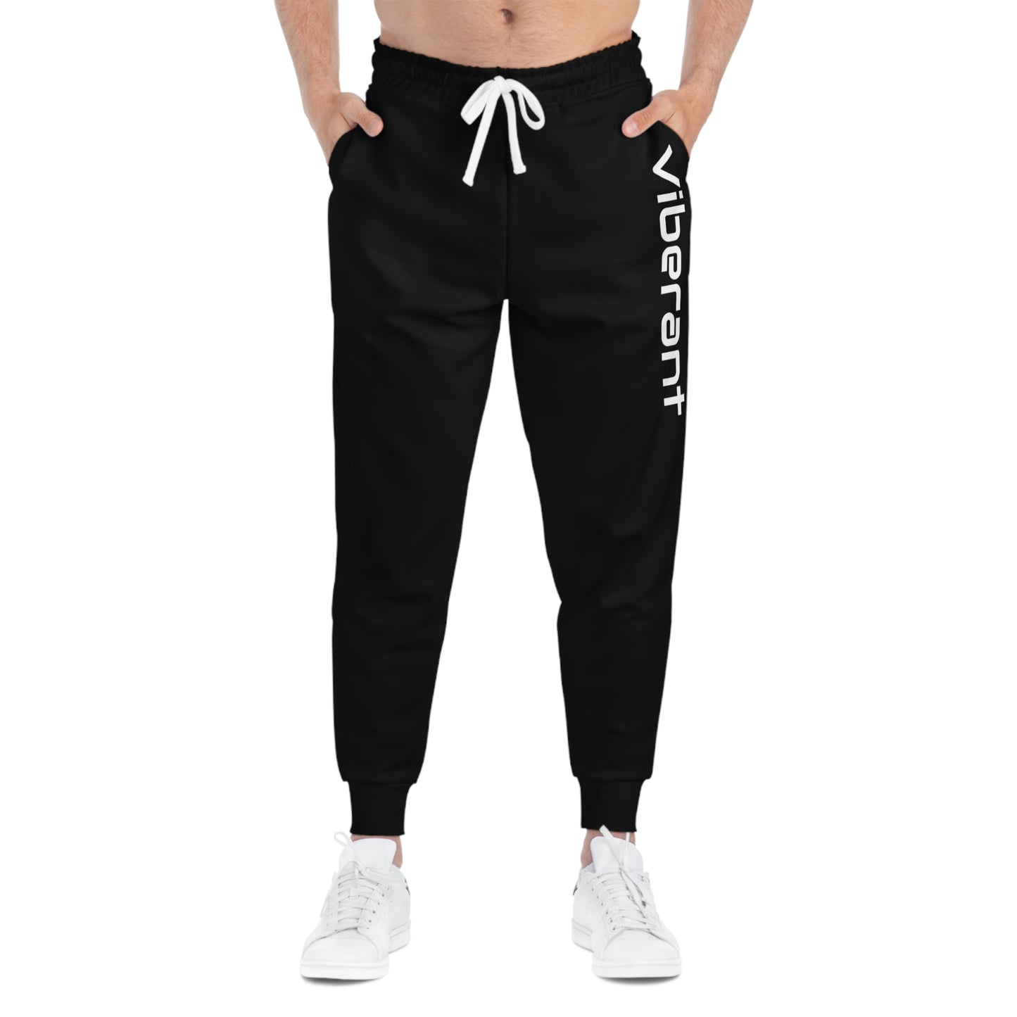 Unisex Athletic Joggers Pants ( Black)