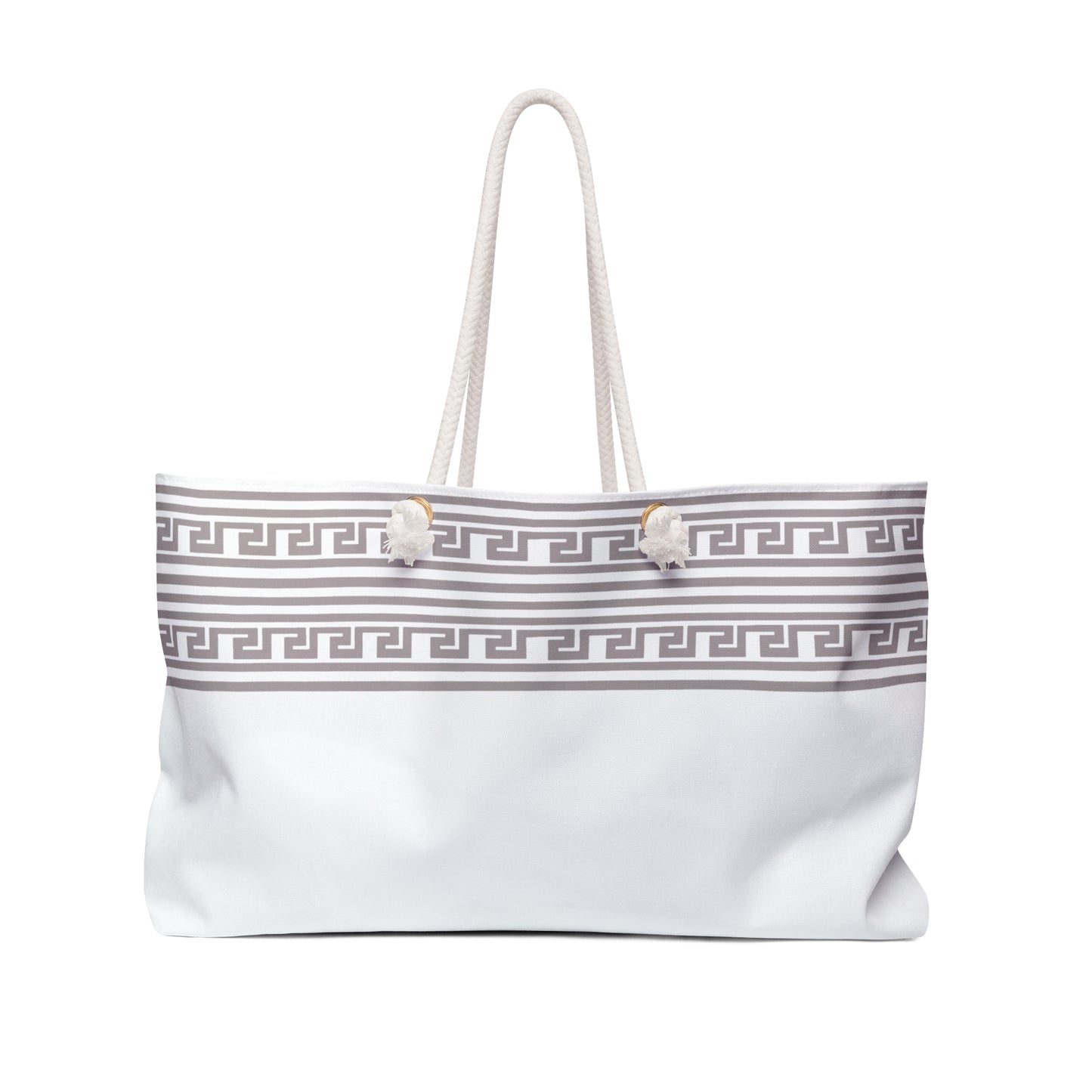 Bolso tote de fin de semana de gran tamaño (blanco) 