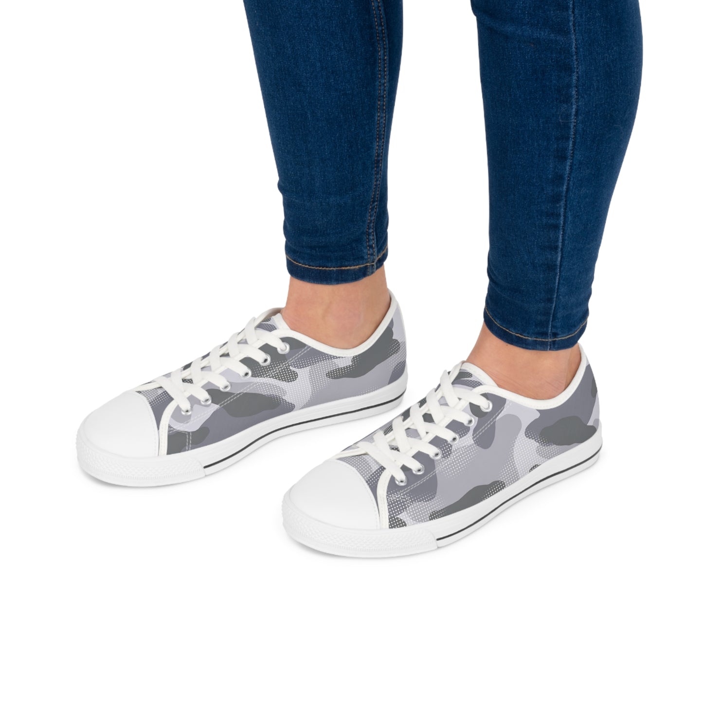 Women's Low Top Sneakers (GREY)