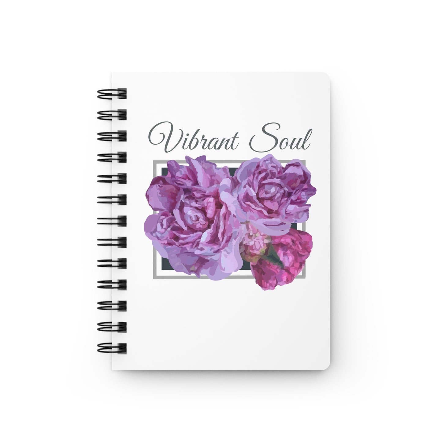 Spiral Notebook with Digital Art - gift