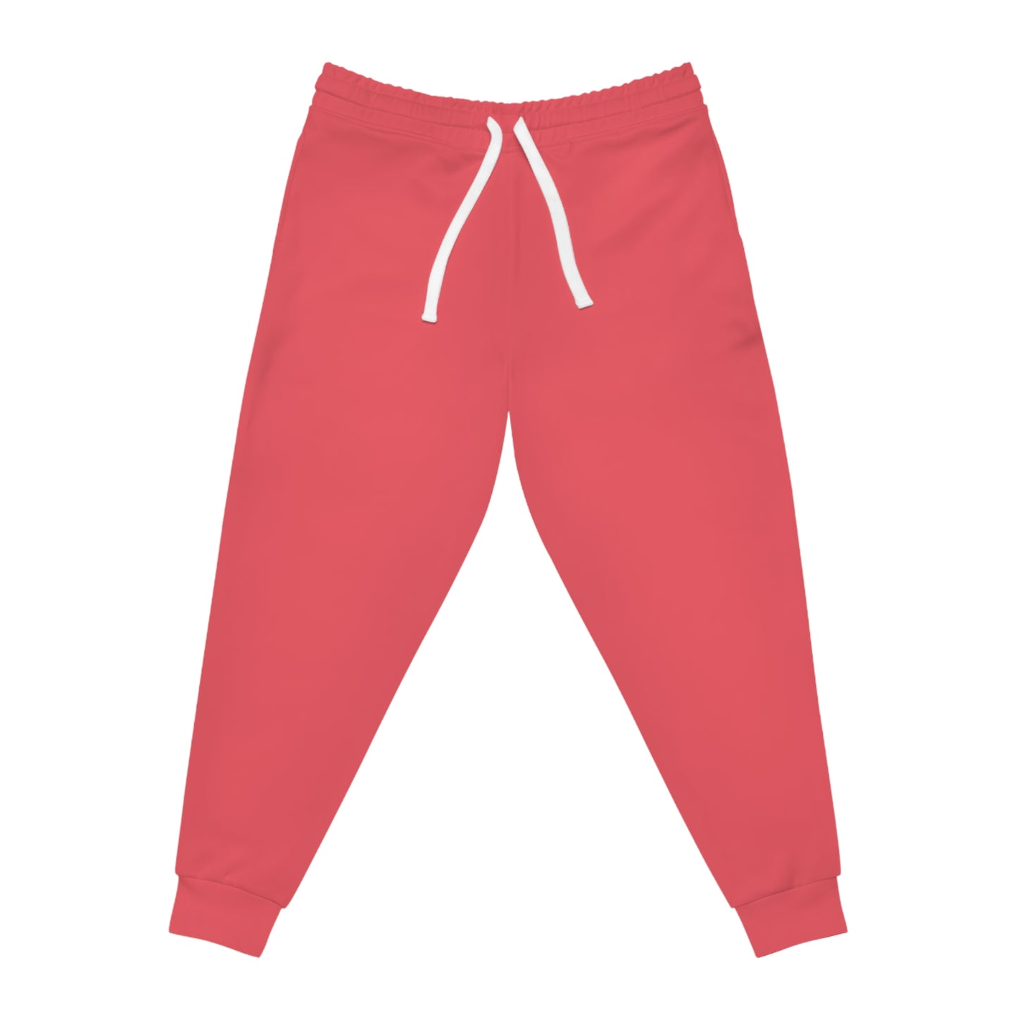 Unisex Athletic Joggers Pants (Coral)