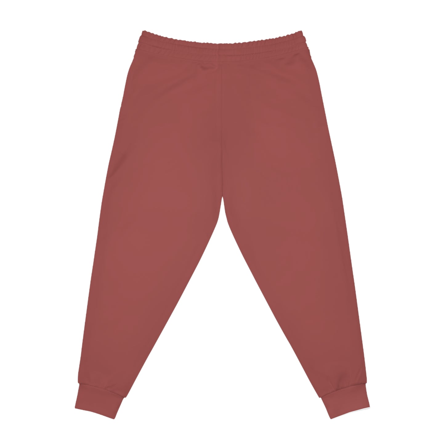 Unisex Athletic Joggers Pants (Brown Pink)