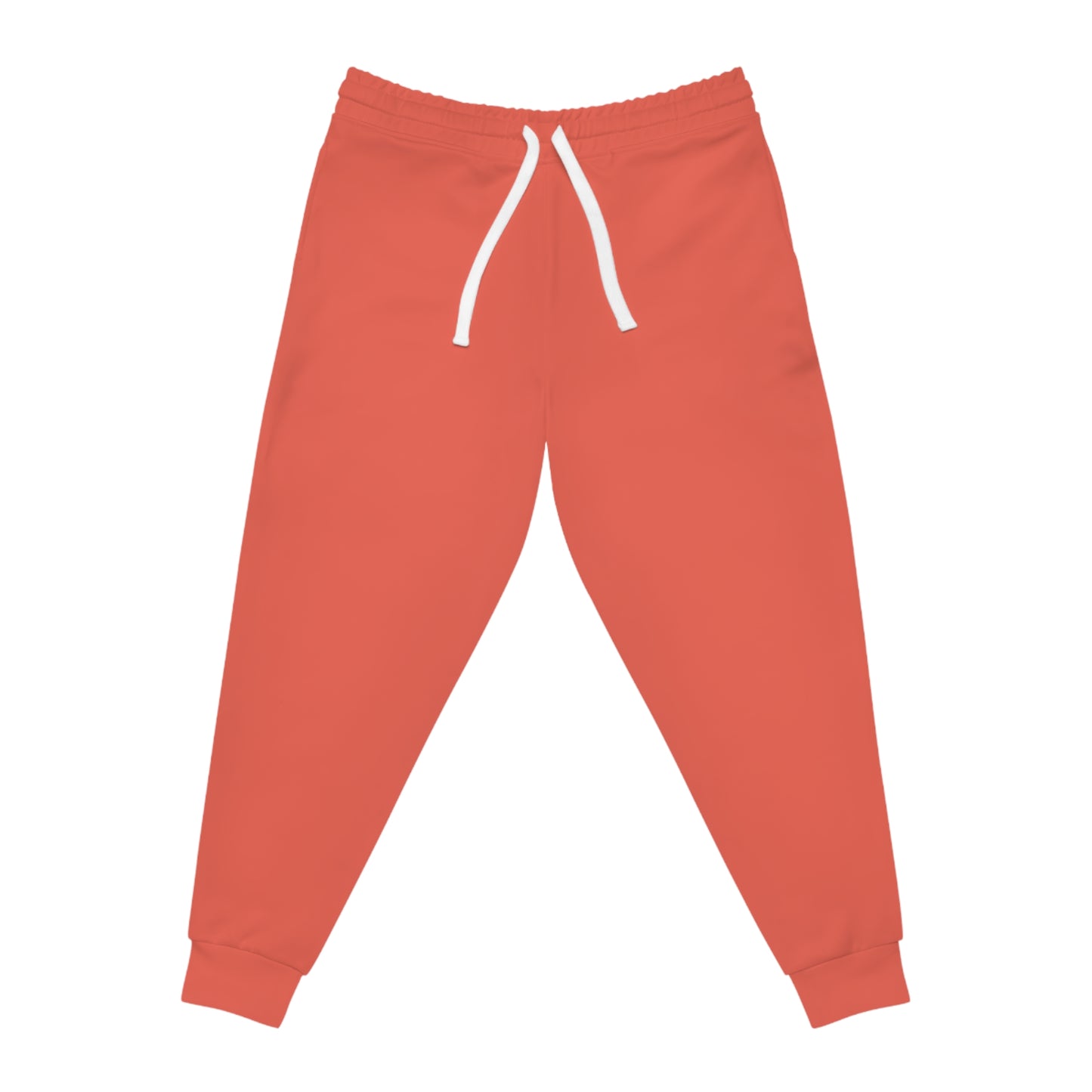 Unisex Athletic Joggers Pants (Orange)