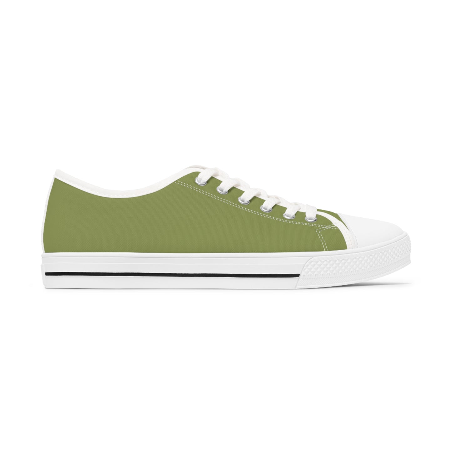 Women's Low Top Sneakers - Olive