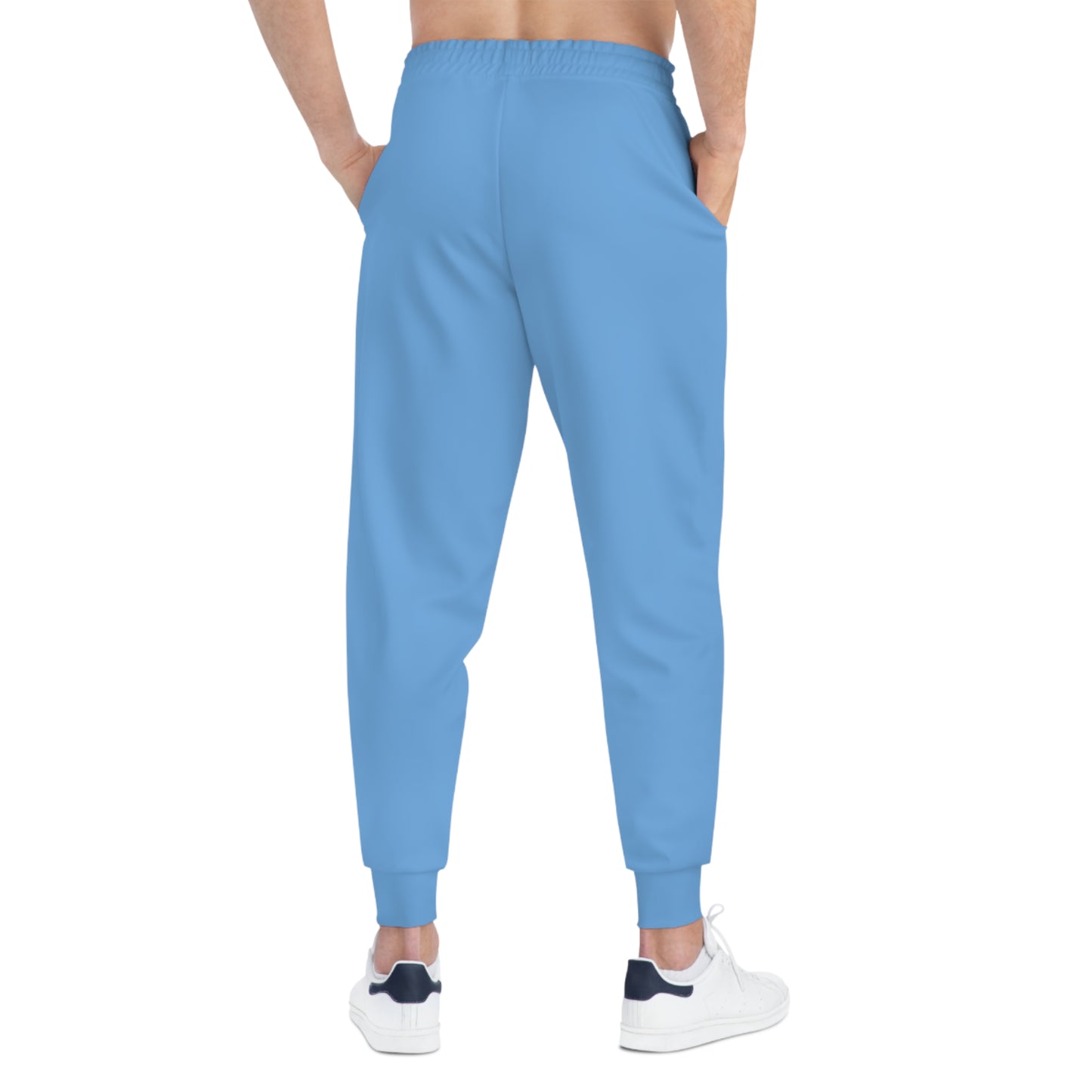 Unisex Athletic Joggers Pants (Blue)