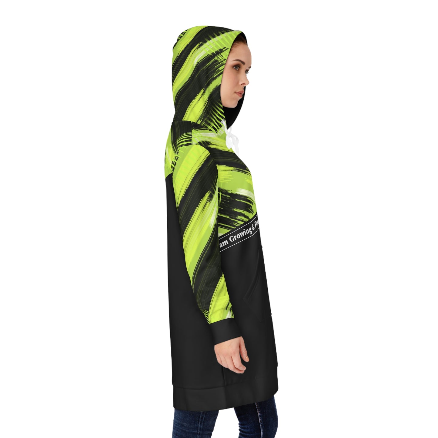 Women's Hoodie Dress (Green)