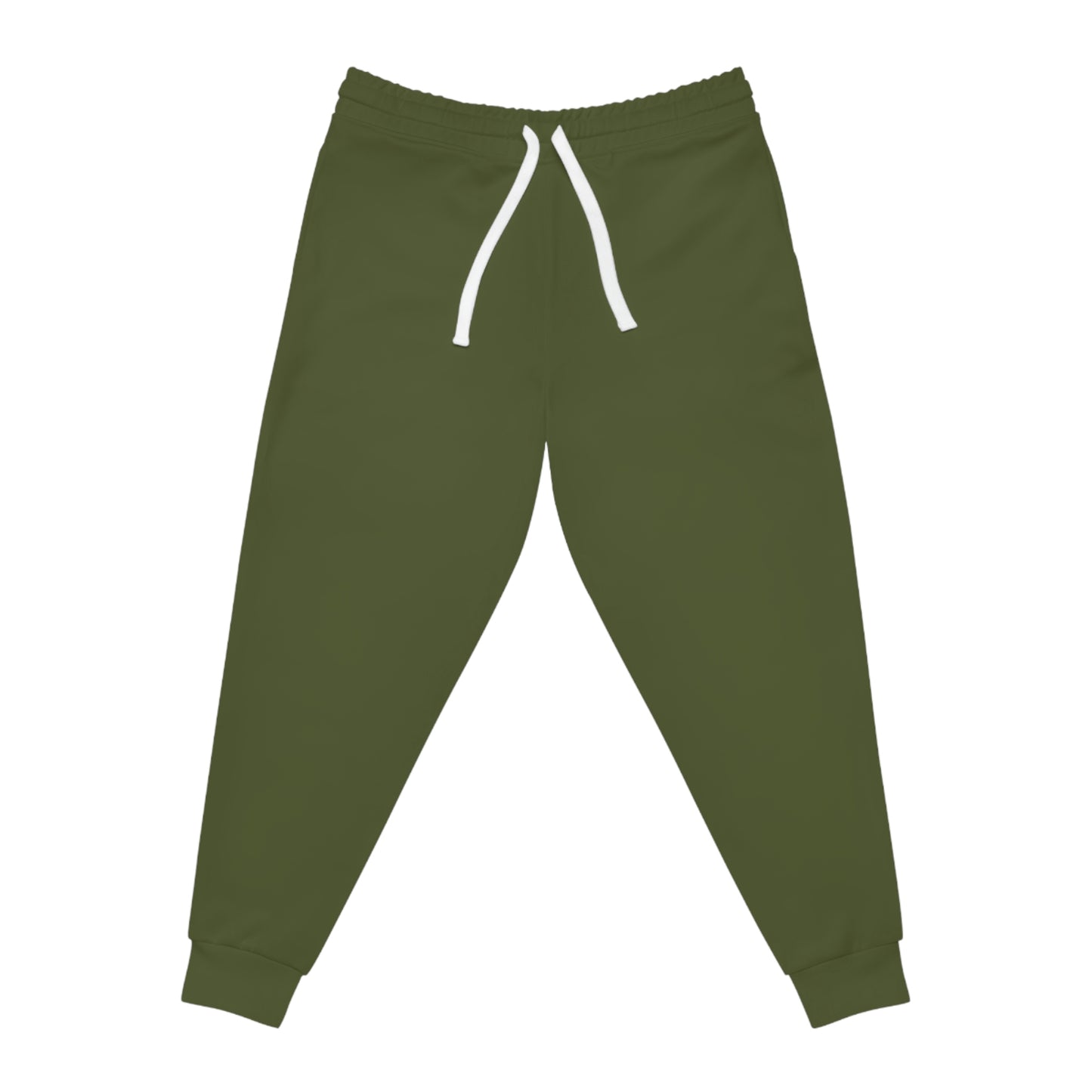 Unisex Athletic Joggers Pants (Olive Green)