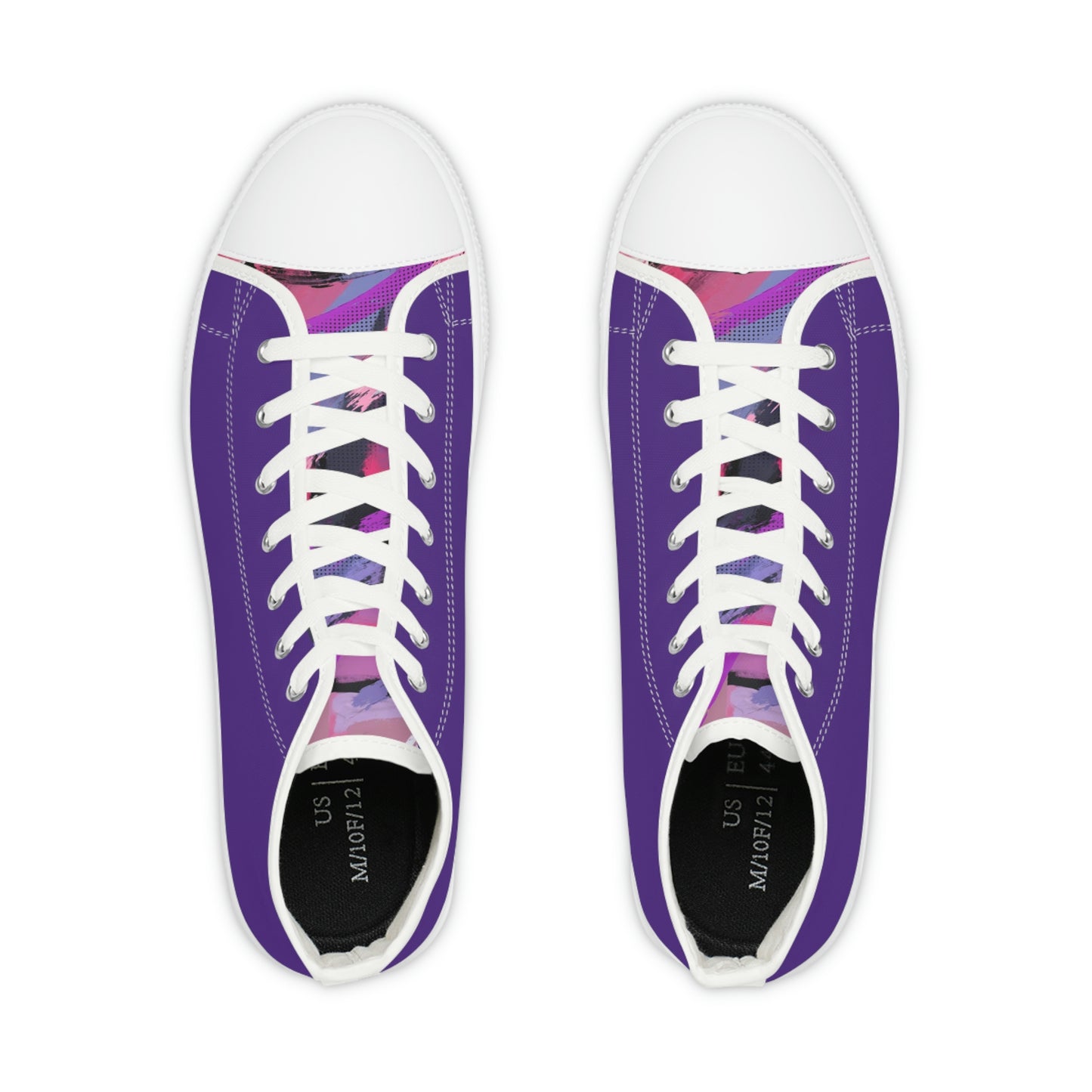 High Top Sneakers (Purple) Men's Size