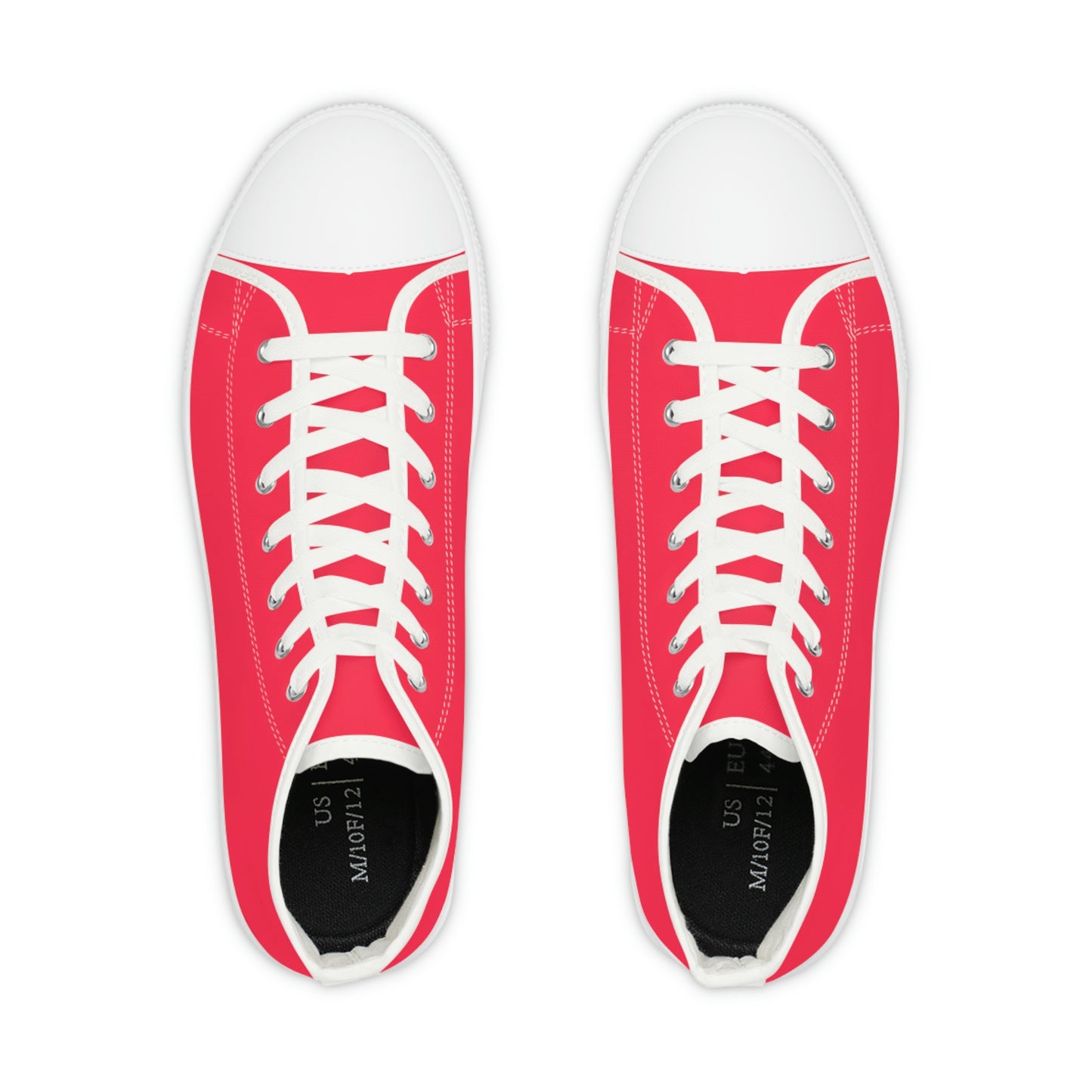 High Top Sneakers (Pink) Men's Size